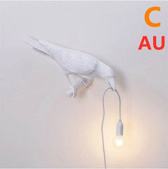 Creative Auspicious Bird Resin Wall Lamp Decoration - ProTrendyz