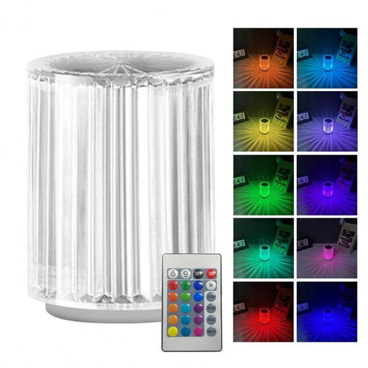 Crystal Lamp Table Lamp Atmosphere Creative Line Small Night Lamp Led Lights - ProTrendyz