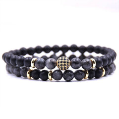 Natural Stone Bracelet Set Micro Zircon Bracelet - ProTrendyz