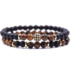 Natural Stone Bracelet Set Micro Zircon Bracelet - ProTrendyz