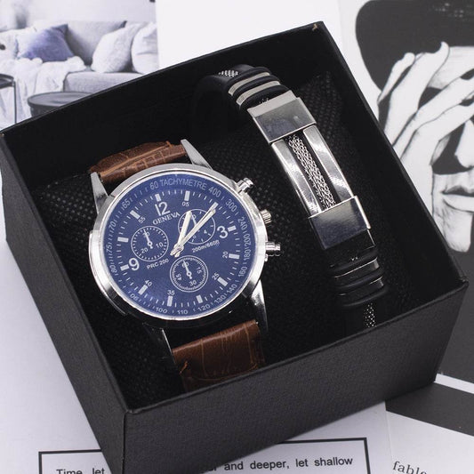 Men's watch fashion Blue light glass wrist watch - ProTrendyz