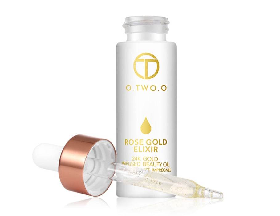 24k Rose Gold Elixir Skin Make Up Oil For Face Essential Oil Before Primer Foundation Moisturizing Face Oil Anti-aging - ProTrendyz