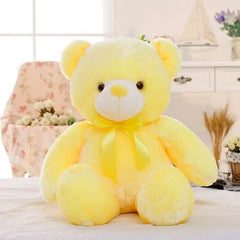 Creative Light Up LED Teddy Bear Stuffed Animals Plush Toy Colorful Glowing Christmas Gift For Kids Pillow - ProTrendyz