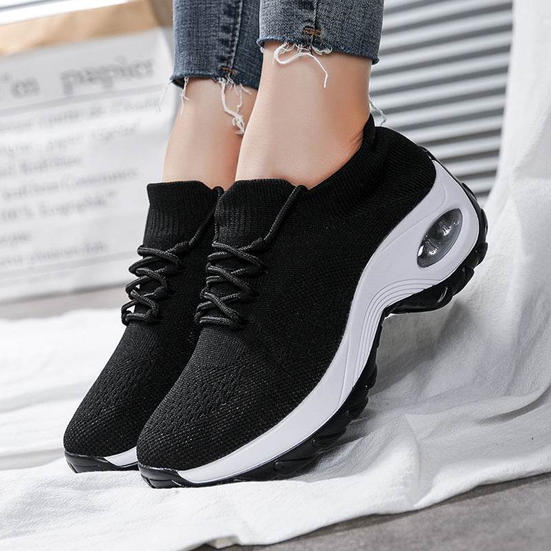Sports Women Flying Knit Socks Shaking Shoes - ProTrendyz