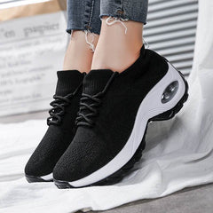 Sports Women Flying Knit Socks Shaking Shoes - ProTrendyz
