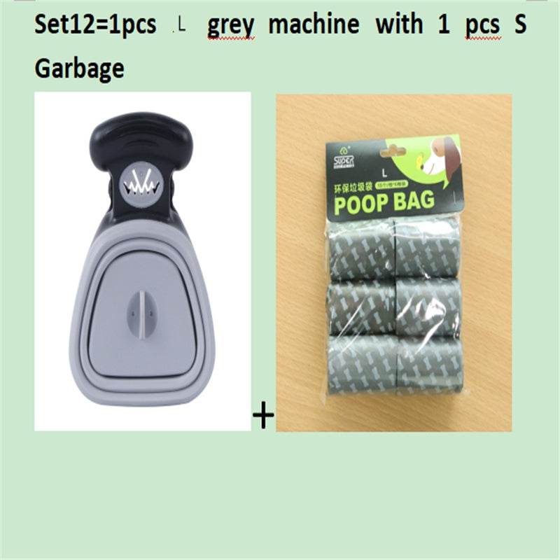 Dog Pet Travel Foldable Pooper Scooper With 1 Roll Decomposable bags Poop Scoop Clean Pick Up Excreta Cleaner Epacket Shipping - ProTrendyz