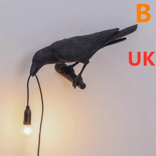 Creative Auspicious Bird Resin Wall Lamp Decoration - ProTrendyz