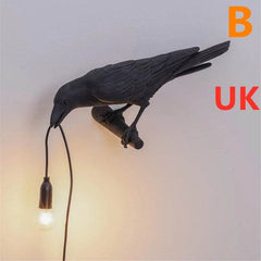 Creative Auspicious Bird Resin Wall Lamp Decoration - ProTrendyz