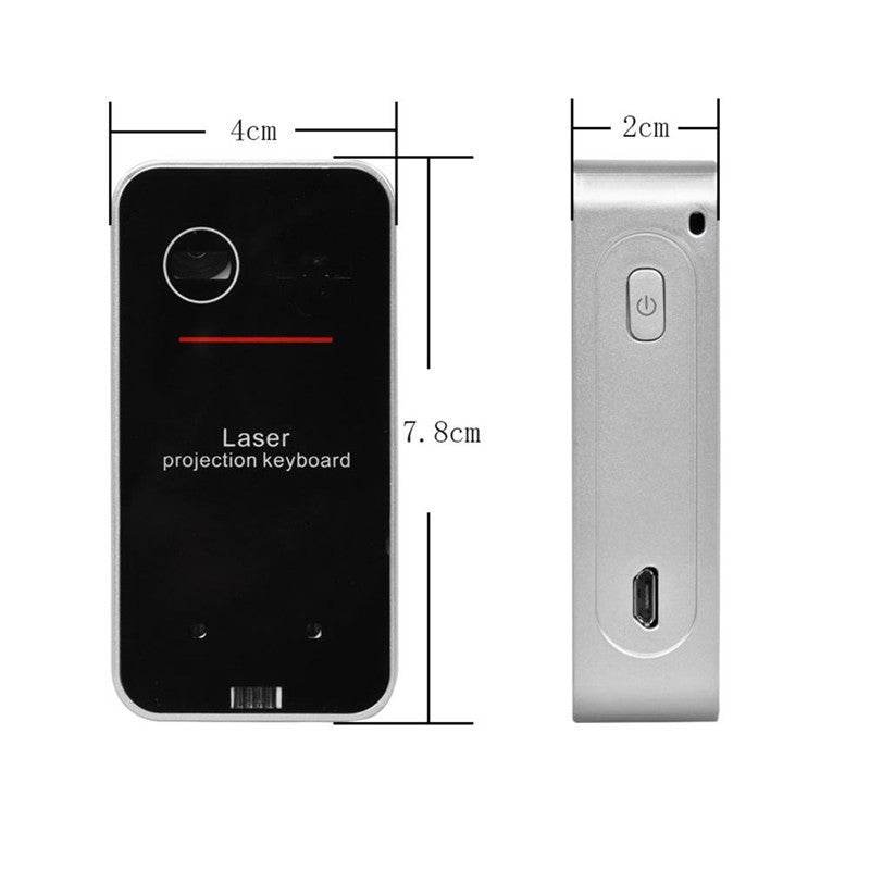 LEING FST Virtual Laser Keyboard Bluetooth Wireless Projector Phone Keyboard For Computer Pad Laptop With Mouse Function - ProTrendyz