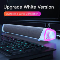 4D Computer Speaker Bar Stereo Sound subwoofer Bluetooth Speaker For Macbook Laptop Notebook PC Music Player Wired Loudspeaker - ProTrendyz