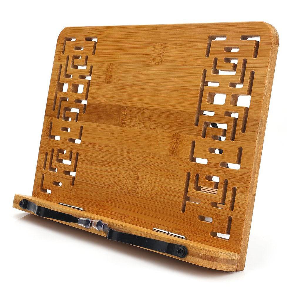 Natural bamboo hollow reading frame - ProTrendyz