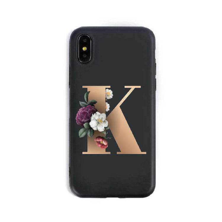 26 English Alphabet Silicone Phone Cases - ProTrendyz