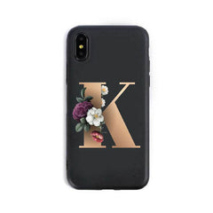 26 English Alphabet Silicone Phone Cases - ProTrendyz
