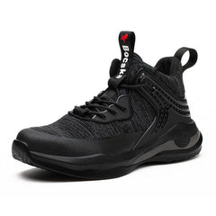 High-top Safety Shoes Construction Protective Footwear Men Steel Toe Shoes Breathable Hiking Boots Puncture Proof Work Boots - ProTrendyz