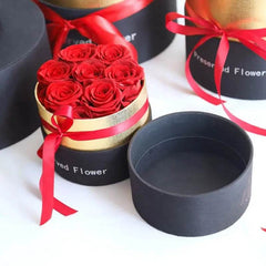Eternal Roses In Box Preserved Real Rose Flowers With Box Set Valentines Day Gift Romantic Artificial Flowers - ProTrendyz