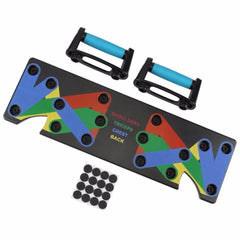 Push Up Rack Edge 9 in 1 Body Building Exercise Fitness Tools Women Men Push-Up Display Shelves and Raisers For GYM Training Body drop shipping - ProTrendyz