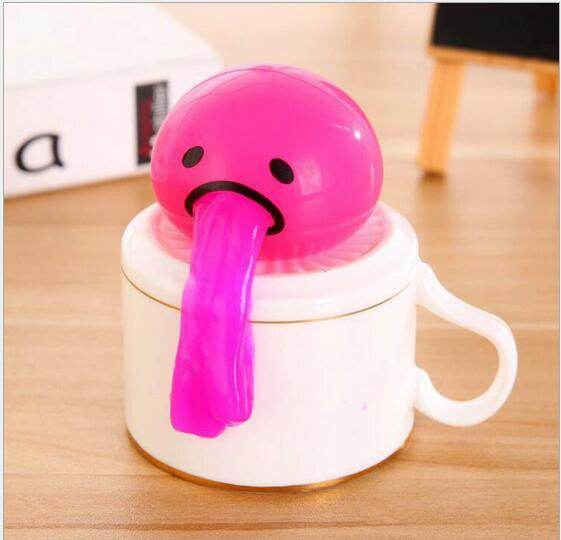 Puking Ball Brother Egg Yolk Pinch Vomit Spoof And Play Tricky Toys - ProTrendyz