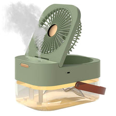 Humidifier Spray Fan Portable Fan Air Cooler Air Humidifier USB Mist Fan Desktop Fan With Night Light For Summer Home Appliance - ProTrendyz