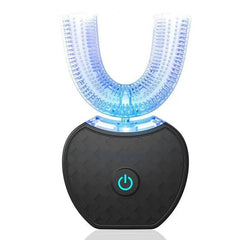 360 Degrees Intelligent Automatic Electric Toothbrush Waterproof U Type Tooth Brush Whitening Blue Light USB Charging - ProTrendyz