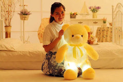 Creative Light Up LED Teddy Bear Stuffed Animals Plush Toy Colorful Glowing Christmas Gift For Kids Pillow - ProTrendyz