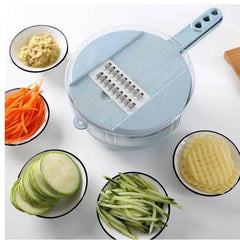 8 In 1 Mandoline Slicer Vegetable Slicer Potato Peeler Carrot Onion Grater With Strainer Vegetable Cutter Kitchen Accessories - ProTrendyz