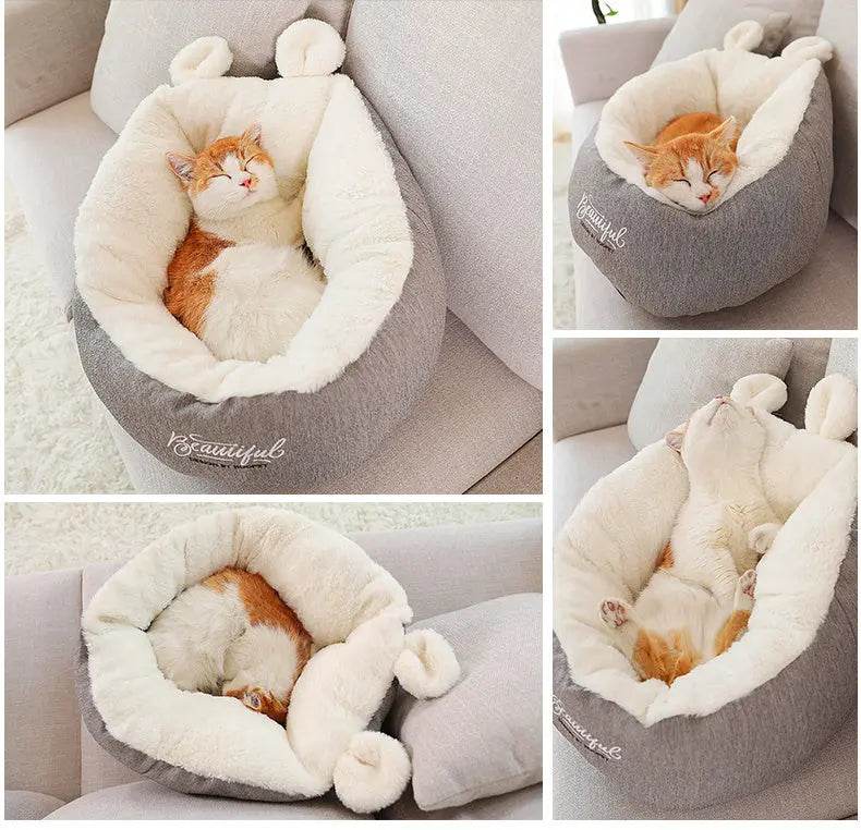 Pet Dog Bed Warming Soft Sleeping Bag Cushion Puppy Kennel - ProTrendyz