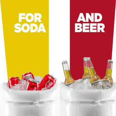 Large Inflatable Beer Mug Cooler Pool Float Drink Cooler For Adults Parties 2 In1 Drink Floatie And Party Supplies Great Toy For Beach Pool And Jacuzzi - ProTrendyz