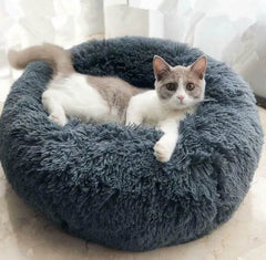 Dog Beds For Small Dogs Round Plush Cat Litter Kennel Pet Nest Mat Puppy Beds US - ProTrendyz