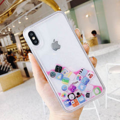 Compatible with Apple , Snowflakes Sands Mobile Shell Christmas - ProTrendyz