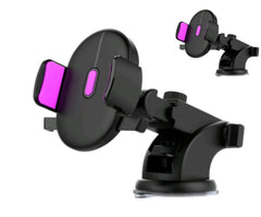 Car Phone Holder Long Rod Telescopic Car Dashboard Suction Cup Type ProTrendyz