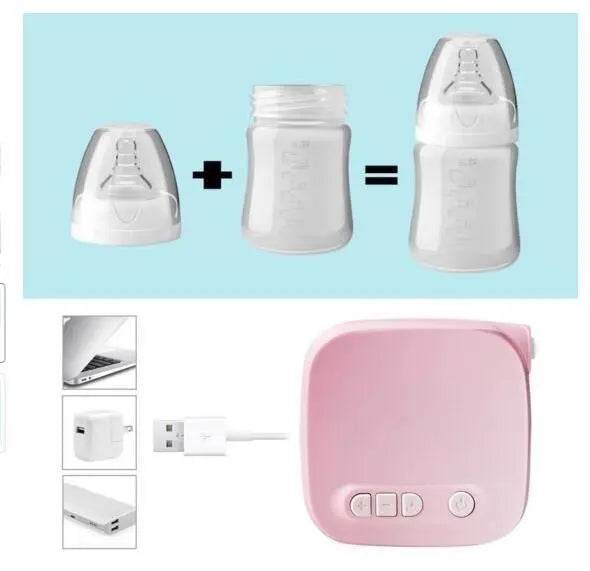 Automatic Milk Pumps Kit Electric Breast Natural Suction Enlarger Feeding Bottle USB Breast Milksucker BM - ProTrendyz