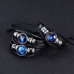 Zodiac Constellation Bracelet Braided Design Bracelet For Men Women Kids - ProTrendyz
