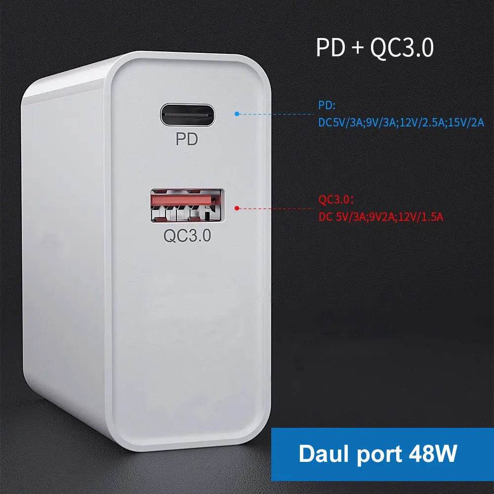 48W Fast Charge Charger Mobile Phone Charger Charging Head - ProTrendyz