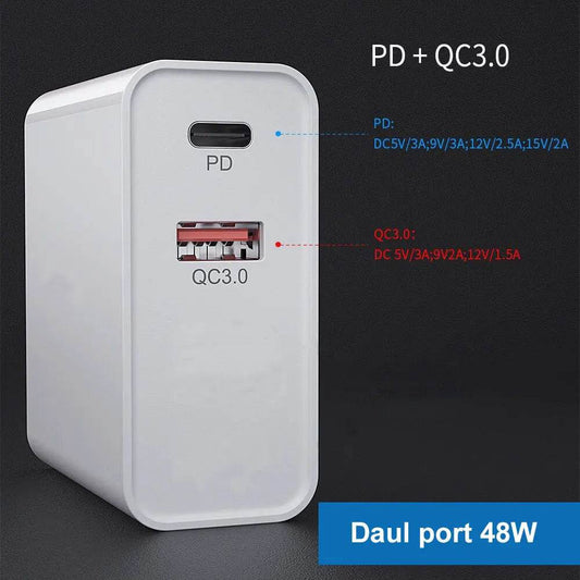 48W Fast Charge Charger Mobile Phone Charger Charging Head - ProTrendyz