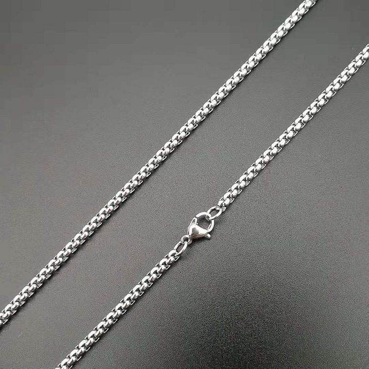 Men Stainless Steel Necklace Gold Color Viking Wolf Head Necklace Pendant With Chain Iced Out Norse Talisman Ethnic Jewelry - ProTrendyz