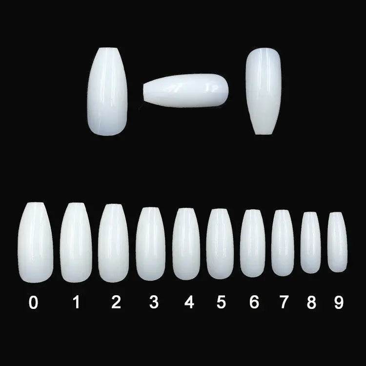 50pcs transparent natural fake nails - ProTrendyz
