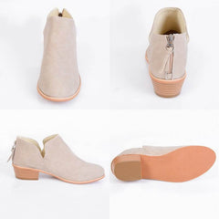 Autumn Women Shoes Retro High Heel Ankle Boots - ProTrendyz