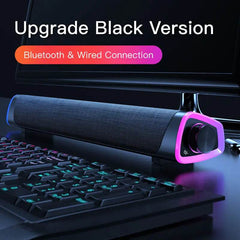 4D Computer Speaker Bar Stereo Sound subwoofer Bluetooth Speaker For Macbook Laptop Notebook PC Music Player Wired Loudspeaker - ProTrendyz
