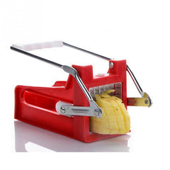 kitchen gadgets 2 Blades Potato Cutter Chopper Stainless French Fries Slicer for kitchen cortador de vegetales Home Kitchen Tool - ProTrendyz