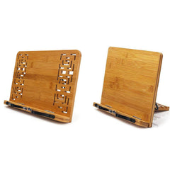 Natural bamboo hollow reading frame - ProTrendyz