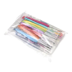 Crochet Set Handmade Wool Crochet Crochet Tool Set Combination Bag Metal Aluminum Yarn Needle US - ProTrendyz