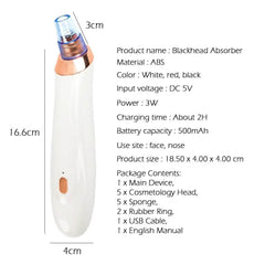 Blackhead instrument pore cleaner to blackhead artifact electric acne machine to blackhead - ProTrendyz
