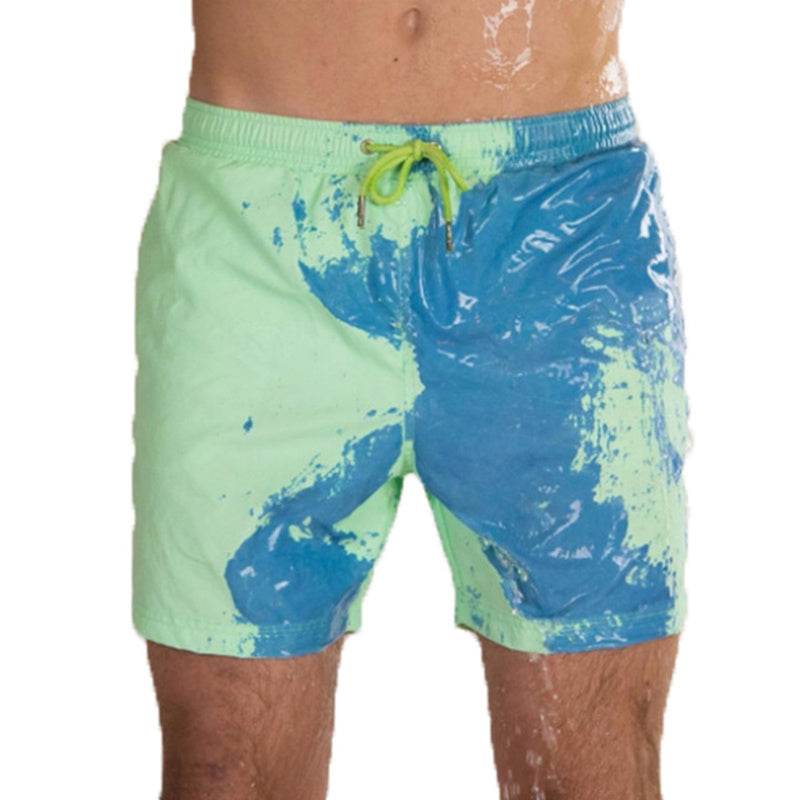 Magical Change Color Beach Shorts Summer Men Swimming Trunks Swimwear Swimsuit Quick Dry bathing shorts Beach Pant - ProTrendyz