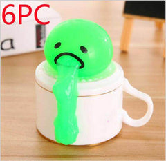 Puking Ball Brother Egg Yolk Pinch Vomit Spoof And Play Tricky Toys - ProTrendyz