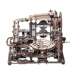 Robotime ROKR Marble Night City 3D Wooden Puzzle Games Assembly Waterwheel Model Toys for Children Kids Birthday Gift - ProTrendyz