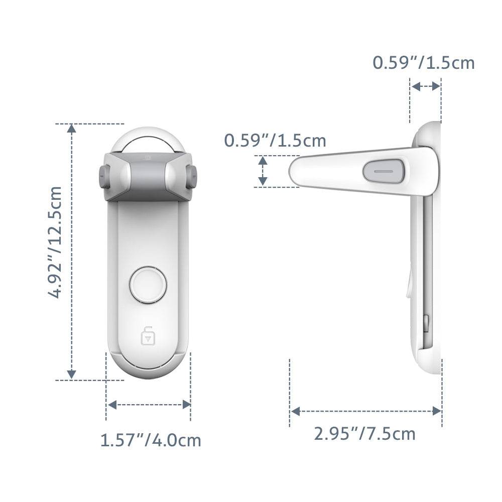 Children's Door Lever Lock Opening Artifact Anti-cat Anti-pet Room Easy To Install And Use - ProTrendyz