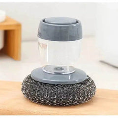 Kitchen Soap Dispensing Palm Brush Cleaner Push-type Brush Kitchen Detergent Tools US - ProTrendyz