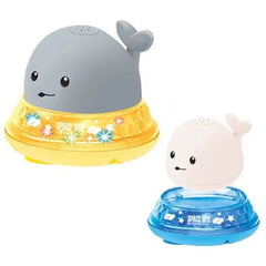 Baby Cute Cartoon Whale Floating Spraying Water Bath Toys With Light Music LED Light Baby Toys US - ProTrendyz