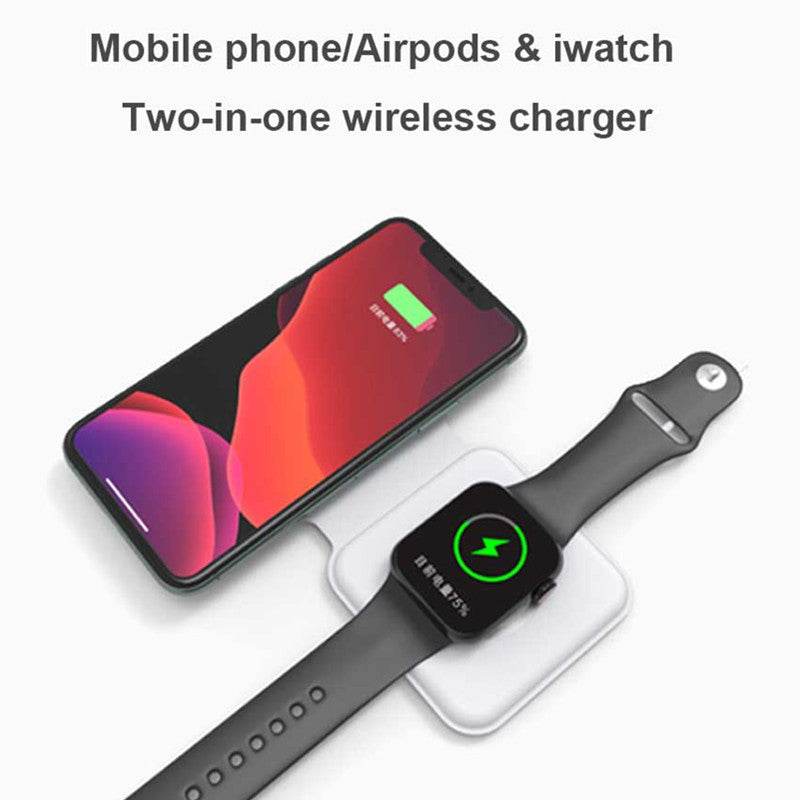 2 in 1 Magnetic Wireless Charger 15W Charging Dock Wireless QI Fast Charger - ProTrendyz