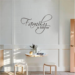 Family is Forever Living Room Bedroom Background Wall Family Decoration Wall Stickers - ProTrendyz
